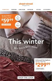 Sheet Street : This Winter Let's Give A Little More (Request Valid Date From Retailer)
