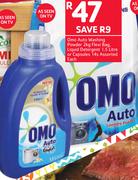Omo Auto Washing Powder 2kg Flexi Bag, Liquid Detergent 1.5Ltr Or Capsules 14's-Each
