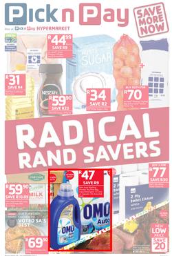 Pick n Pay Western Cape : Radical Rand Savers (19 Sep - 24 Sep 2017), page 1