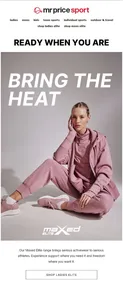 Mr Price Sport : Bring The Heat (Request Valid Date From Retailer)