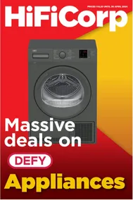 HiFi Corp : Massive Deals On Defy Appliances (12 April - 30 April 2024)
