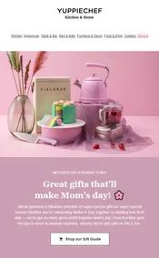Yuppiechef : Great Gifts That'll Make Mom's Day (Request Valid Date From Retailer)
