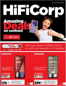 HiFi Corp : Amazing Deals On Contract With Vodacom (29 April - 06 June 2024)