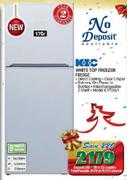 KIC 170Ltr White Top Freezer Fridge KTF518/1