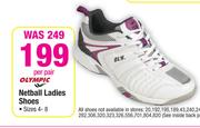 Olympic Netball Ladies Shoes Size 4 To 8-Per pair