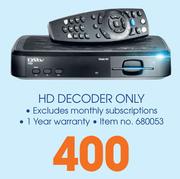 DSTV HD Decoder 