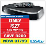 DSTV HD Explora Decoder