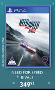 PS4 Need For Speed Rivals Game-Each