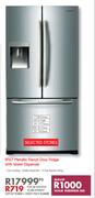 Samsung 710Ltr RF67 Metallic French Door Fridge With Water Dispenser