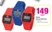 Gents Soccer Watches Assorted Each