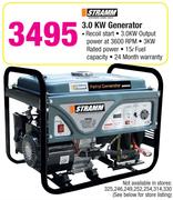 Stramm 3.0KW Generator 