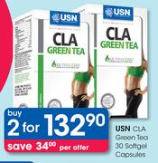 USN CLA Green Tea 30 Softgel Capsules-2's
