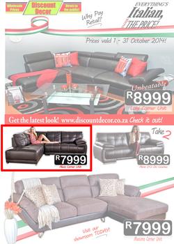 Discount Decor (1 Oct- 31 Oct 2014), page 1