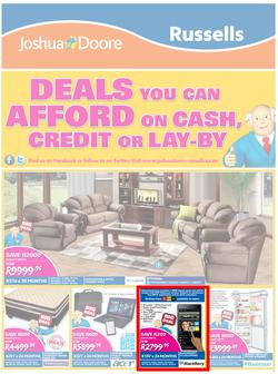 Joshua Doore & Russells : Deals You Can Afford (20 May - 7 Jun 2015), page 1