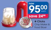 Clicks Chip Maker & Food Slicer-Each