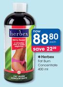 Herbex Fat Burn Concentrated-400ml