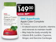 GNC Super Foods Apple Cider Complete-90 Tablets