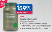 GNC Calcium Complete 90 Softgels Capsules