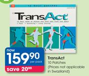 TransAct 10 Patches-Per Pack