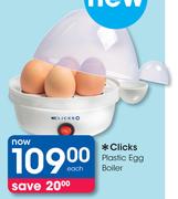 Clicks Plastic Egg Boiler