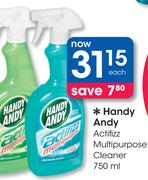 Handy Andy Actifizz Multipurpose Cleaner-750ml Each