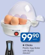 Clicks Plastic Egg Boiler With Buzzer PEB-02T-Each