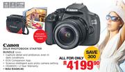 Canon DSLR Photobook Starter Bundle 1200D