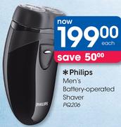 Philips Men's Battery-Operated Shaver PQ206