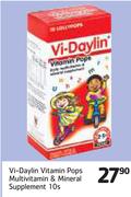 Vi-Daylin Vitamin Pops Multivitamin & Mineral Supplement-10's Pack