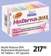 Nestle Materna DHA Multivitamin/Multimineral 30 Tablets+ 30 Capsules