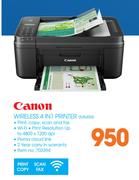 Canon Wireless 4 In 1 Printer MX494