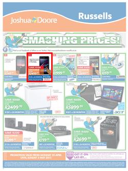 Joshua Doore & Russels : Smashing Prices (20 Apr - 3 May 2015), page 8