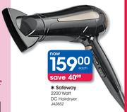 Safeway 2200Watt DC Hairdryer JA2852