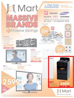 Jet Mart : Massive Brands (25 Jul - 10 Aug 2014), page 1