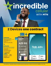 Incredible : Incredible Cellular With MTN (01 April - 30 April 2024 While Stocks Last)