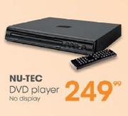 Nu-Tec DVD Player