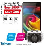 Telkom Hurricane Spirit & Verssed Action Cam