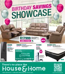 House & Home : Birthday Savings Showcase (02 May - 12 May 2024 While Stocks Last)