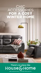 House & Home : Chic Accessories For A Cosy Winter Home (13 May - 02 June 2024 While Stocks Last)