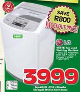 LG 14Kg White Top Load Washing Machine T1450TEFTO