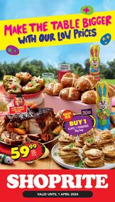 Shoprite : Make The Table Bigger With Our Low Prices (18 March - 1 April 2024)