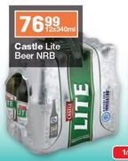 Castle Lite Beer NRB-12x340ml