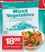 Housebrand Mixed Vegetables-1Kg Each