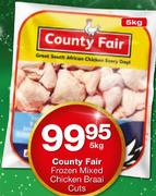 Country Fair Frozen Mixed Chicken Braai Cuts-5Kg