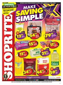 Shoprite Western Cape : Make Saving Simple (8 April - 21 April 2024)