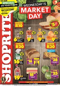 Shoprite KwaZulu-Natal : Wednesday Is Market Day (1 May 2024 Only)