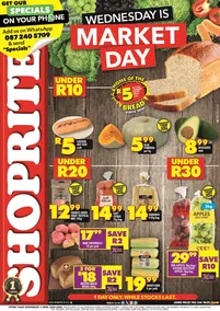 Shoprite KwaZulu-Natal : Wednesday Is Market Day (3 April 2024 Only)