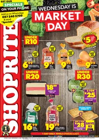 Shoprite KwaZulu-Natal : Wednesday Is Market Day (8 May 2024 Only)
