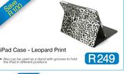 iPad Case - Leopard Print