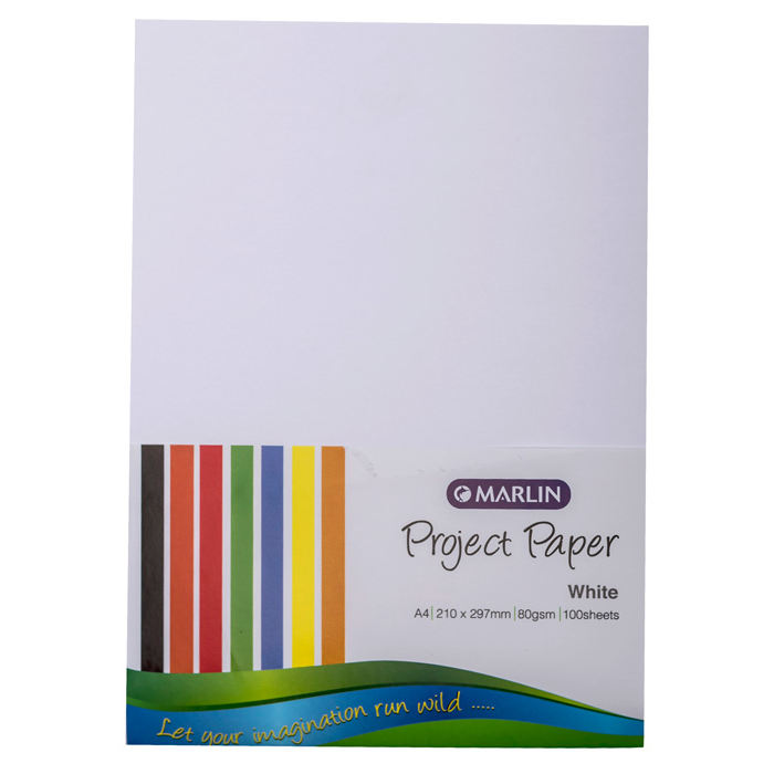 Marlin A4 Project Paper 80gsm 100's - White